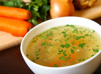 Potage taillé aux légumes