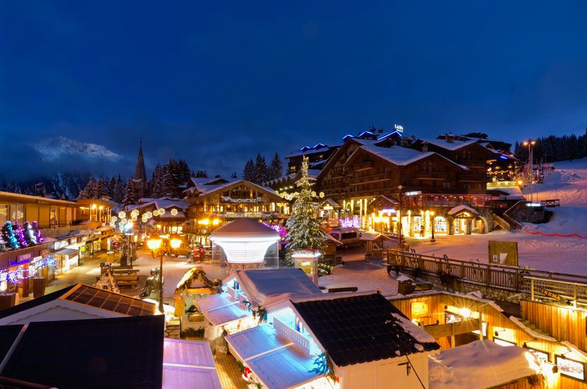 Courchevel, entre neige et paillettes