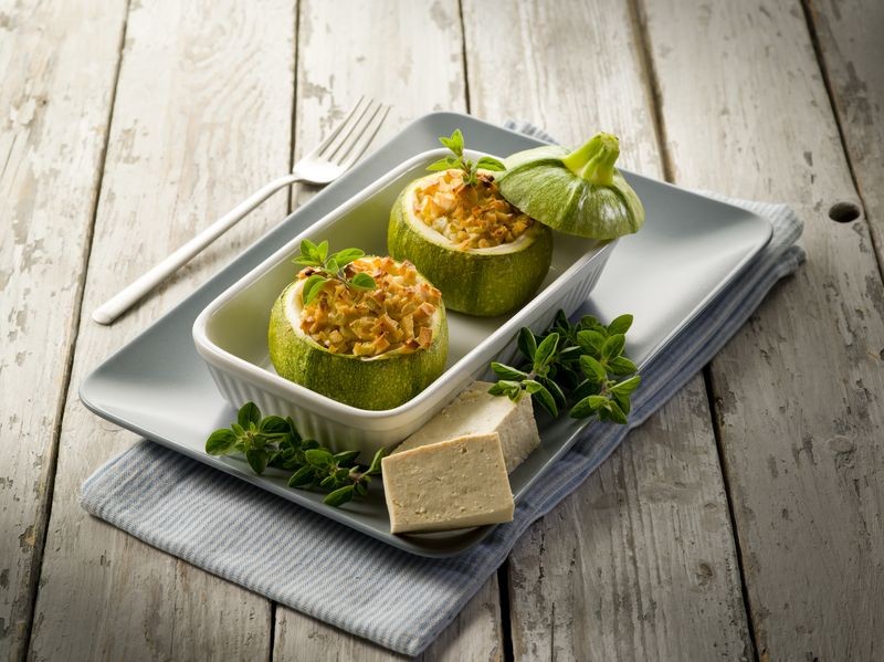 Courgettes farcies au Brocciu