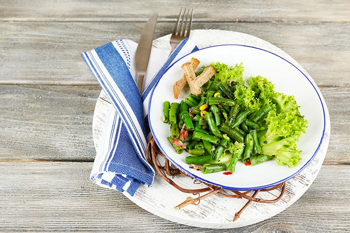 Salade de haricots verts