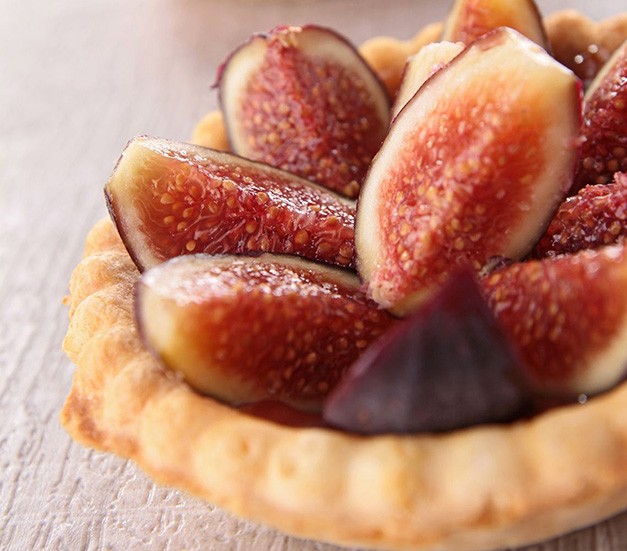 Tartes fines aux figues et au foie gras