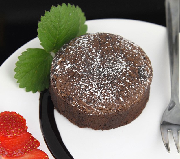 Gâteau au chocolat au cœur fondant