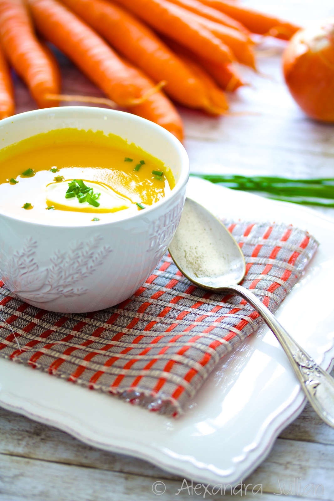 Soupe de carottes au cumin